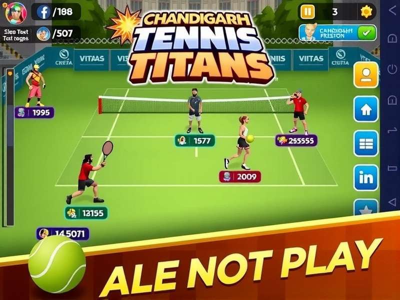 Chandigarh Tennis Titans Gameplay